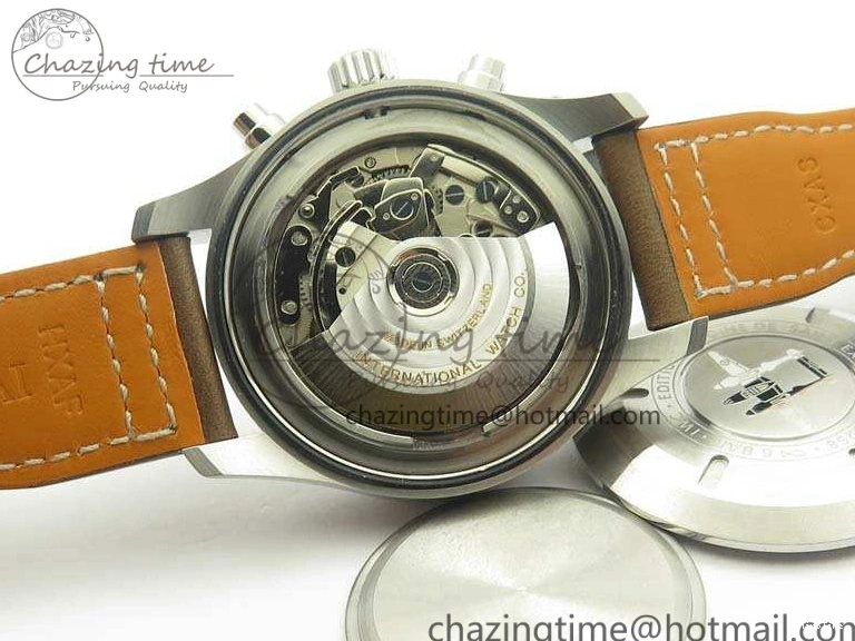 MIROTIME 0523 SunProtective Pilot Chrono IW377713 ZF 1:1 Best Edition Brown Dial On Brown Leather Strap A 7214